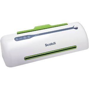 A rectangular laminator.