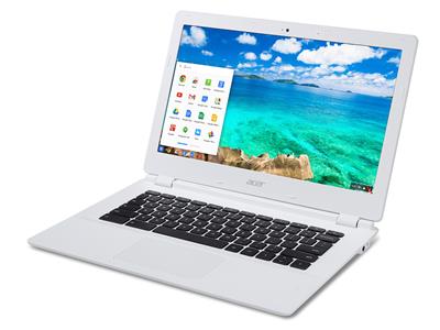 White Acer Chromebook