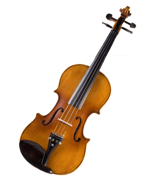 A photo of a wooden violin.