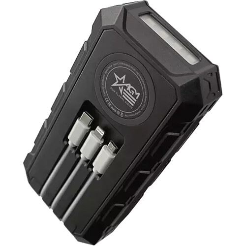 An image of a four inch by seven inch by 2 inch block with cables